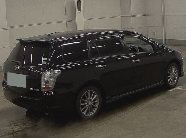 2010 TOYOTA COROLLA FIELDER BLACK